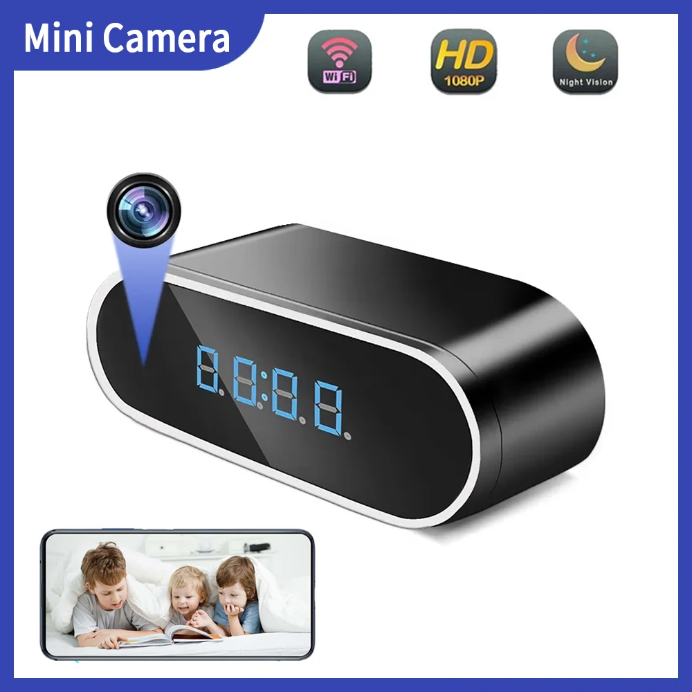 Mini Wifi Kamera 1080P HD Brezžični Micro Ura Cam IR Nočni Alarm Kamere Digitalni Dom Nadzor, Spremljanje Slike 0