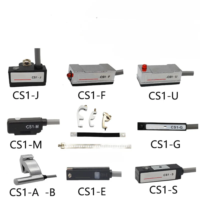 Brezplačna Dostava 10PCS Magnetno stikalo CS1-J CS1-F CS1-U CS1-G-M-S-H-E020 valj zaznavanje bližine stikalo senzor Slike 0