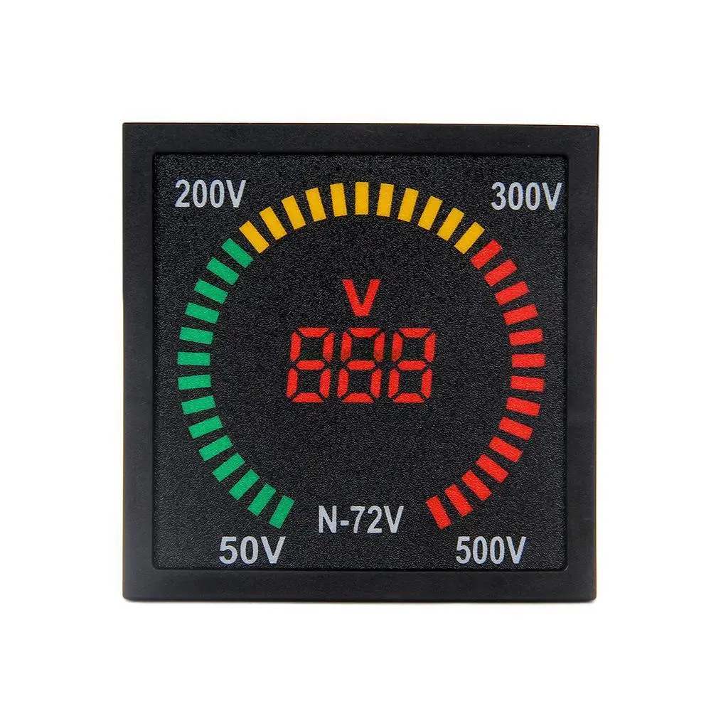N-72V Auto Avto Tahometer Voltmeter 0-500VAC / N-72A Ampermeter 3-120A / N-72HZ Frekvenca Meter 3-120HZ Slike 1