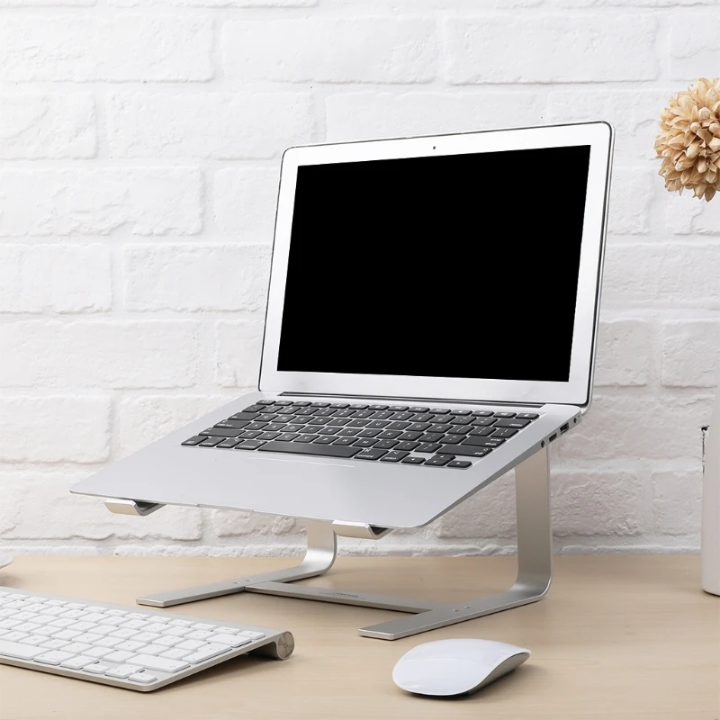 Aluminij Laptop Stojala za Mizo Združljiv za Mac MacBook Pro Air Apple Notesniki, Prenosni Nosilec Ergonomska Dvigalo Slike 1