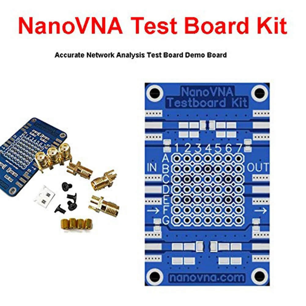 NanoVNA Vektorski Analizator Omrežja Test Odbor Komplet za NanoVNA Omrežja, Analiza, Test Odbor Demo Board Slike 2