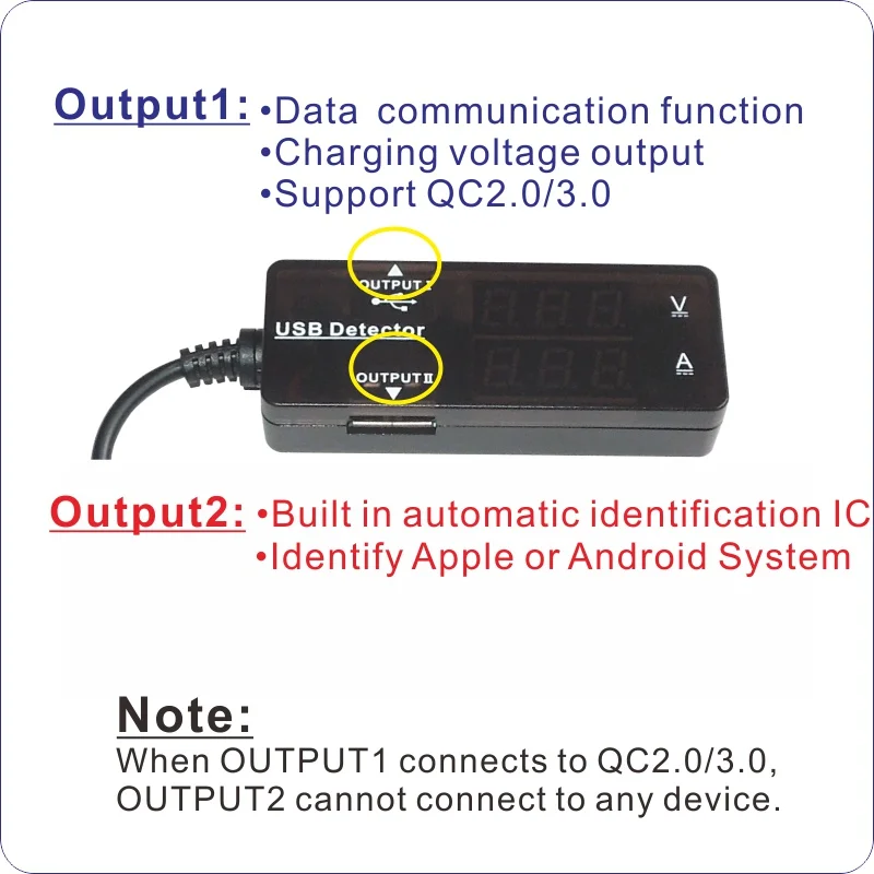 Debelo 10pcs USB tester DC Digitalni voltmeter amperemetro napetost tekoči meter ampermeter detektor moči banke polnilnik indikator Slike 3