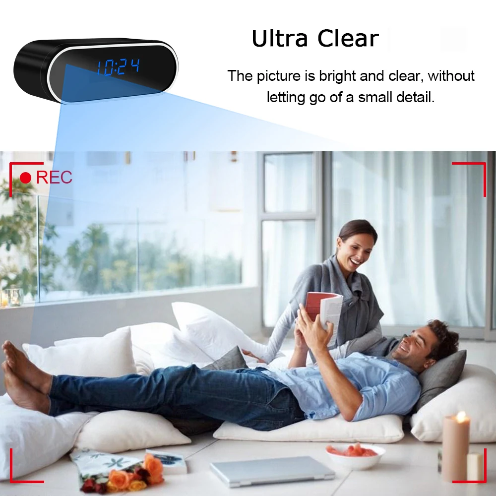 Mini Wifi Kamera 1080P HD Brezžični Micro Ura Cam IR Nočni Alarm Kamere Digitalni Dom Nadzor, Spremljanje Slike 3