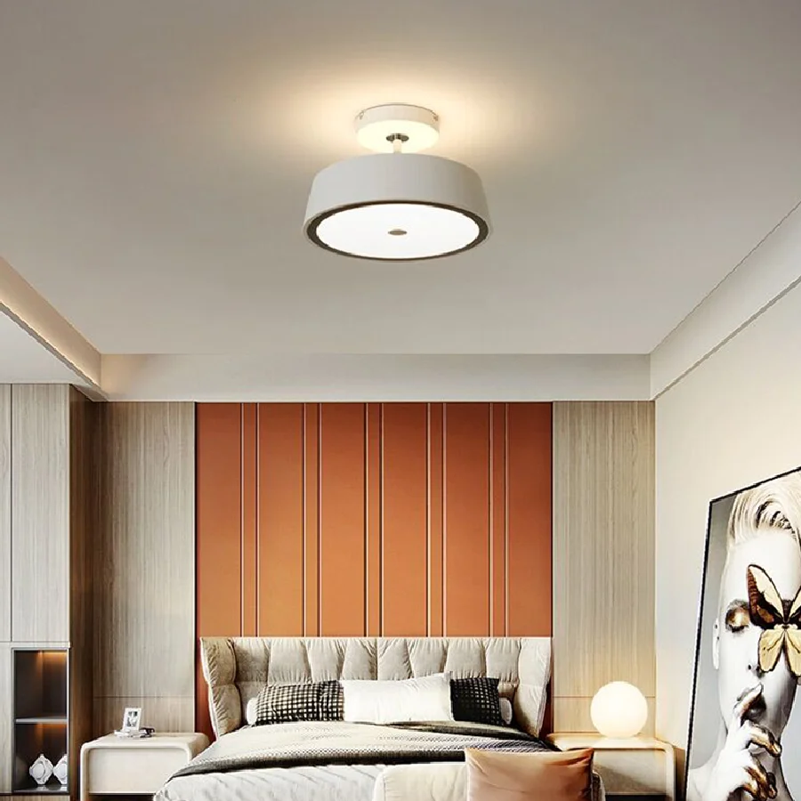 Študija spalnico high-end stropne svetilke Nordijska zaščito za oči preprosta sodoben vzdušje, dnevna soba, spalnica svetilke led svetilke Slike 4