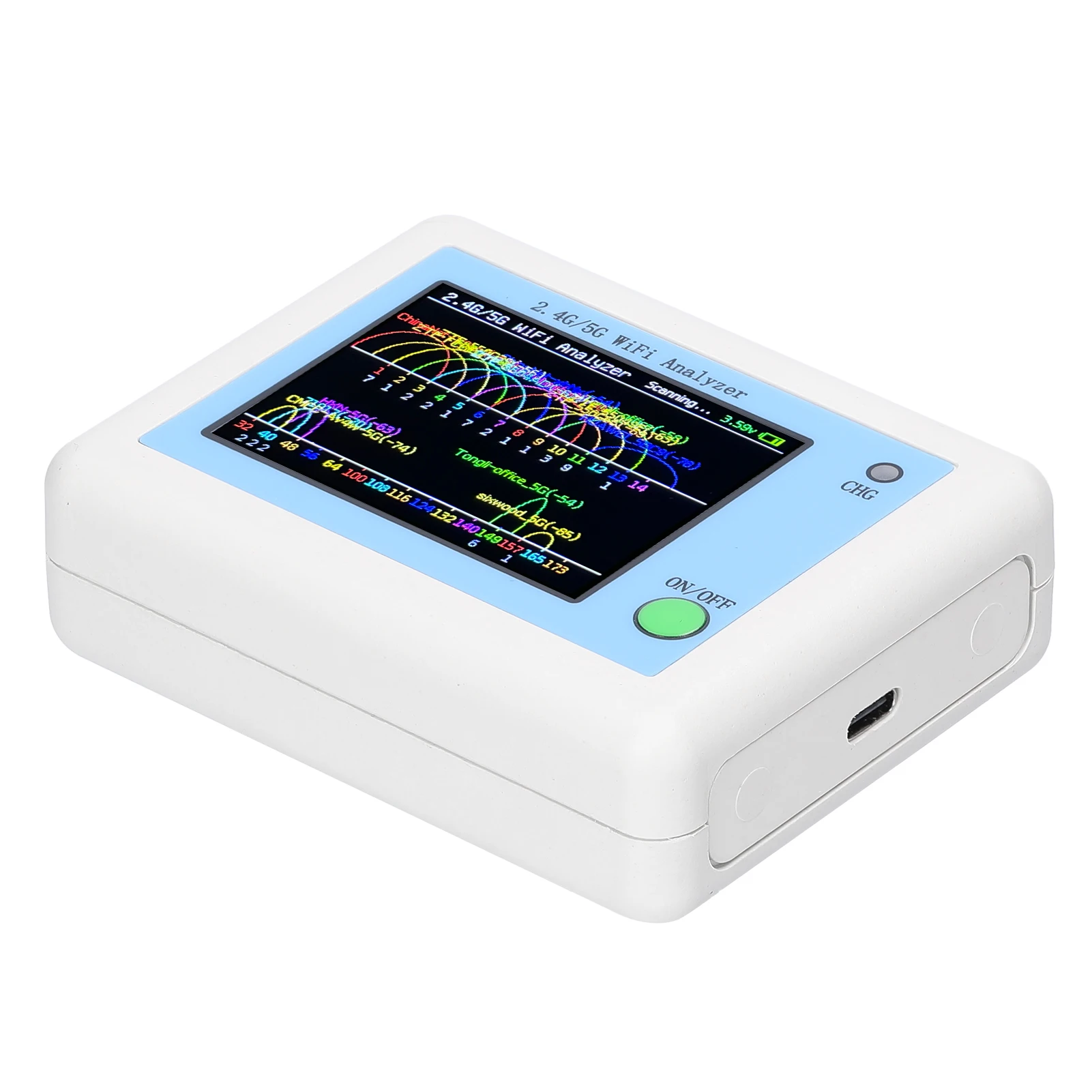 WIFI Signala Optičnega 2.4 G/5 G WIFI Signala Uporabe Analyzer Usmerjevalnika Upravljanje Asistent z 2,4 palčni Zaslon Omrežni Kabel Tester Slike 4