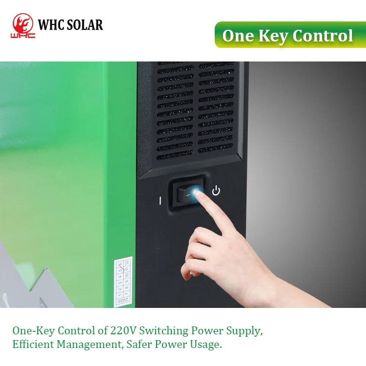 WHC Vroče Prodaje Mppt Power Inverter 12V 110V 3000W 5Kw 6000W 10000W Frekvenca 3 Faza Dc to Ac Off Grid Sončne Hibridni Inverter Slike 4