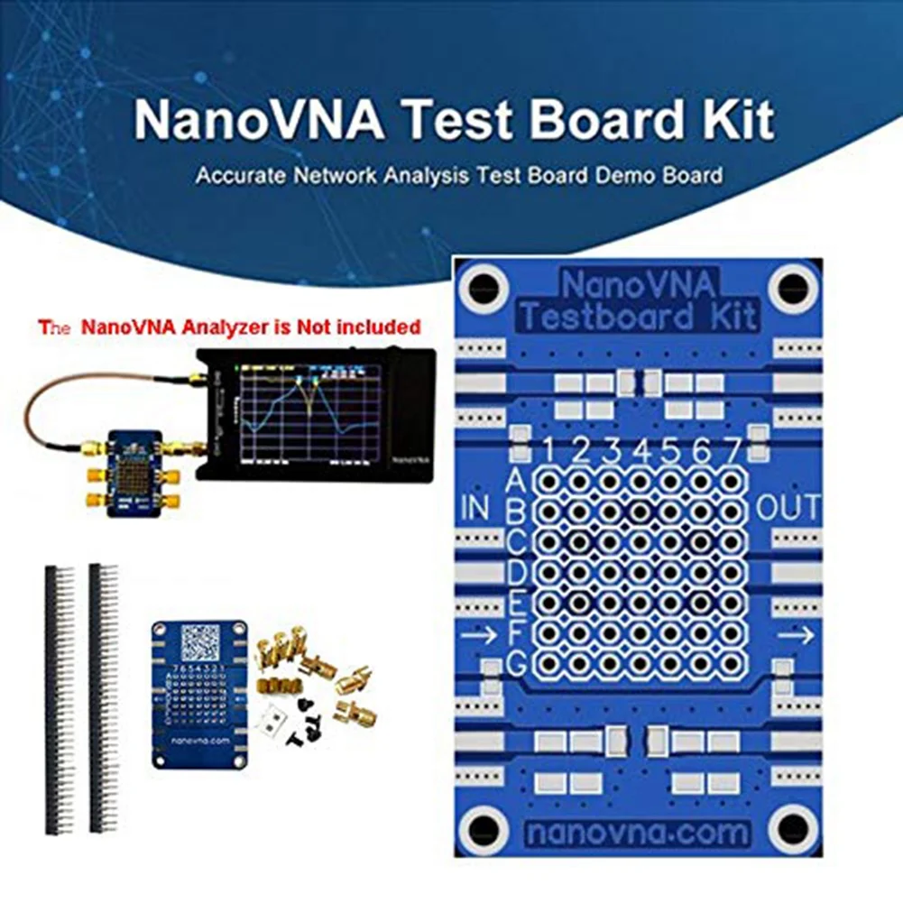 NanoVNA Vektorski Analizator Omrežja Test Odbor Komplet za NanoVNA Omrežja, Analiza, Test Odbor Demo Board Slike 5